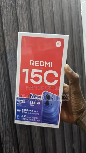 New Xiaomi Redmi 15C 4G 128 GB Black