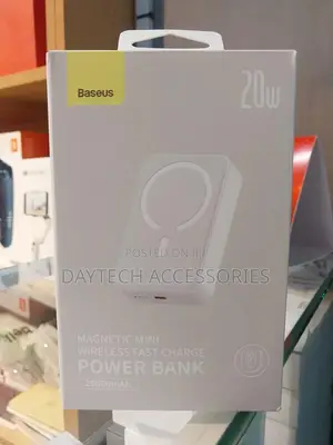 Baseus Magnetic Mini Wireless Fast Charge Power Bank 20000mah 20w.