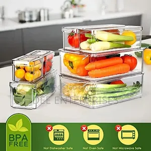 7pcs Stackable Fridge Storage Organizers