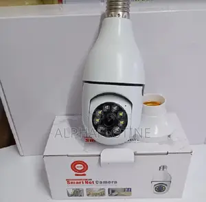 Wifi Enabled Single Lens Bulb Camera With V380 Pro App