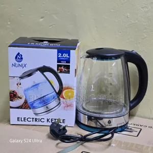 Nunix 2.0 L Capacity Glass Kettle Jug