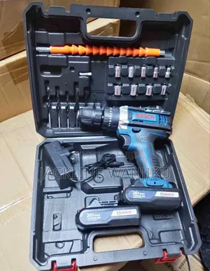 Cordless Bosch Drill With Two Batteries