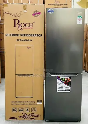 Roch No Frost Double Door Fridge With Bottom Load Freezer- 330 LTRS