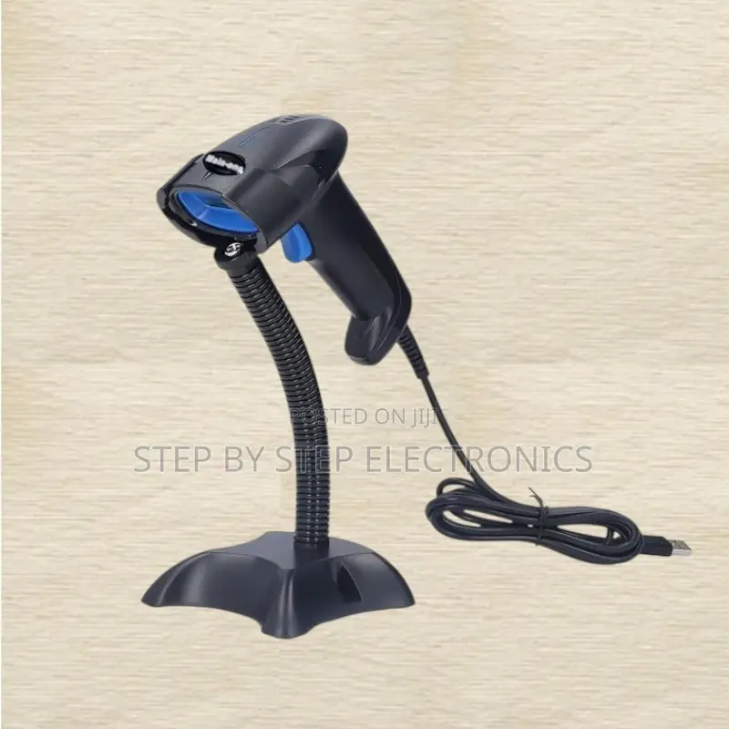 High-Accuracy Barcode Scanner With Stand Ideal for Supermarkets
