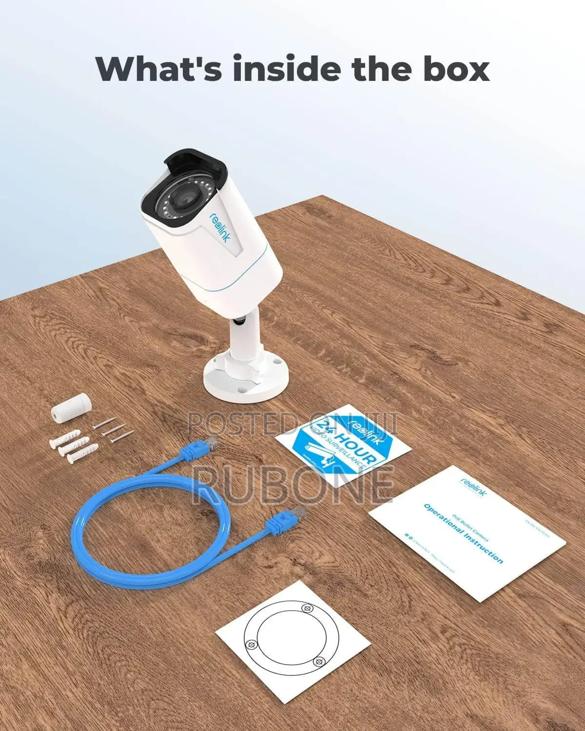 Reolink Poe Camera, Outdoor Ip Camera, 256gb, RLC-810a