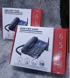 New GSM FWP 6588 -GSM Fixed Deskphone Dual Sim Phone