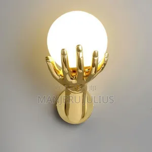 Golden Hand Wall Light
