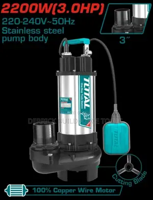 Sewage Submersible Pump 3hp With Cutting Bladetwp