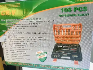 Cr-v Socket Wrenches Set. 108pc