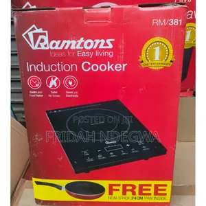 Ramtons Induction Cooker With Free Pan