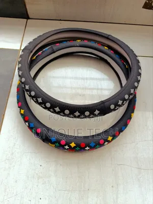 Luxury Lv Branded Steering Cover Anti-Slip Design