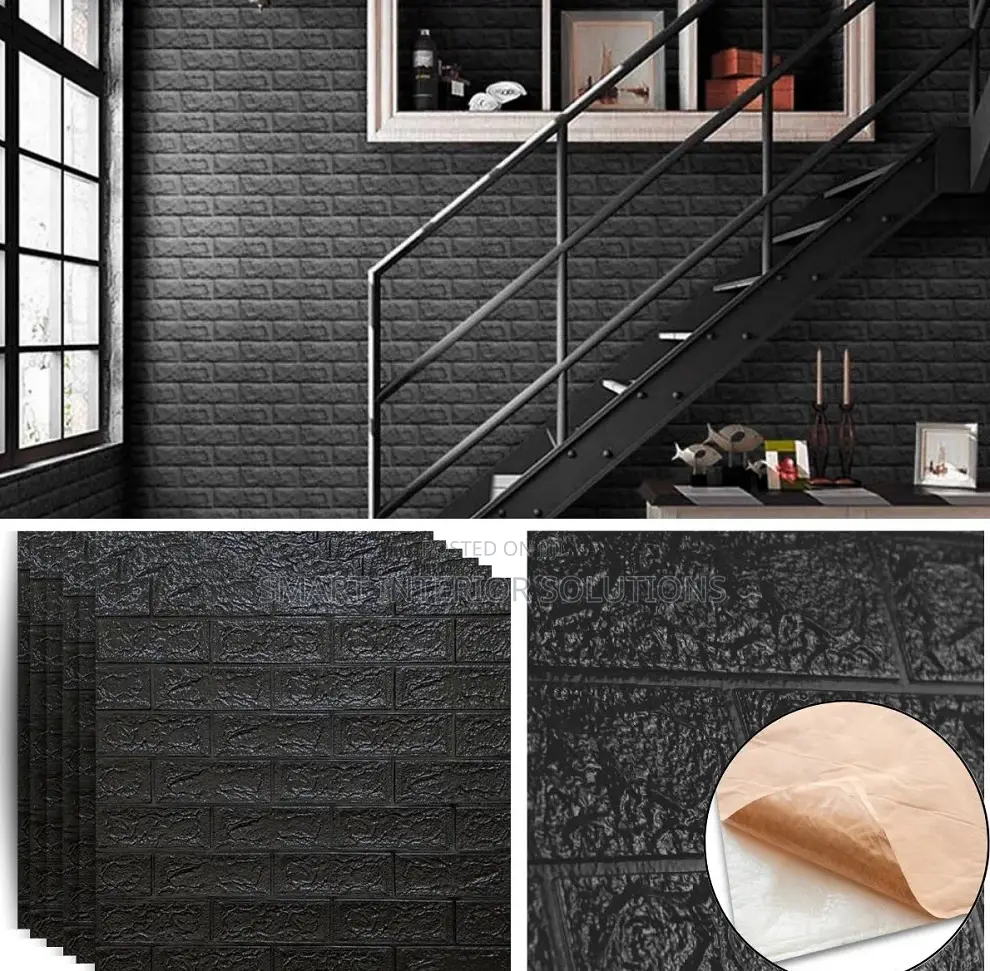 Dark Grey 3d Foam Panels