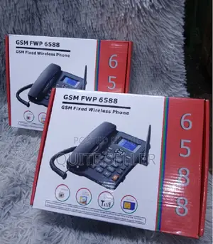 GSM Fixed Landline Wireless Desktop Phone Ets 6588 GSM FWP Desktop