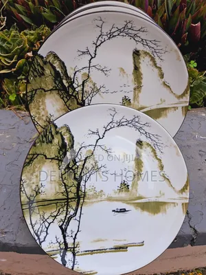 Set of 6 Tree Plates-Jes