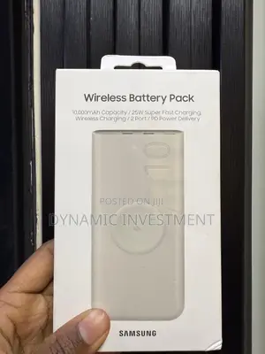 Samsung 25w 10,000 Mah Super Fast Wireless Battery Pack/Power Bank