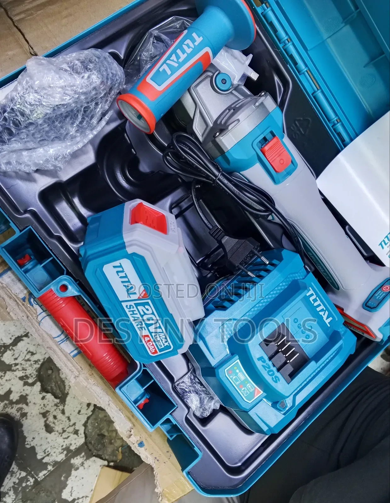 Total Cordless Angle Grinder 4inch