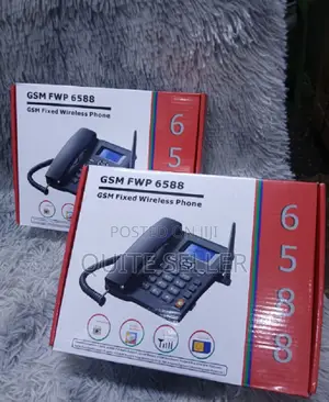New GSM FWP 6588 Dual Sim Desk Fixed Wireless Phone
