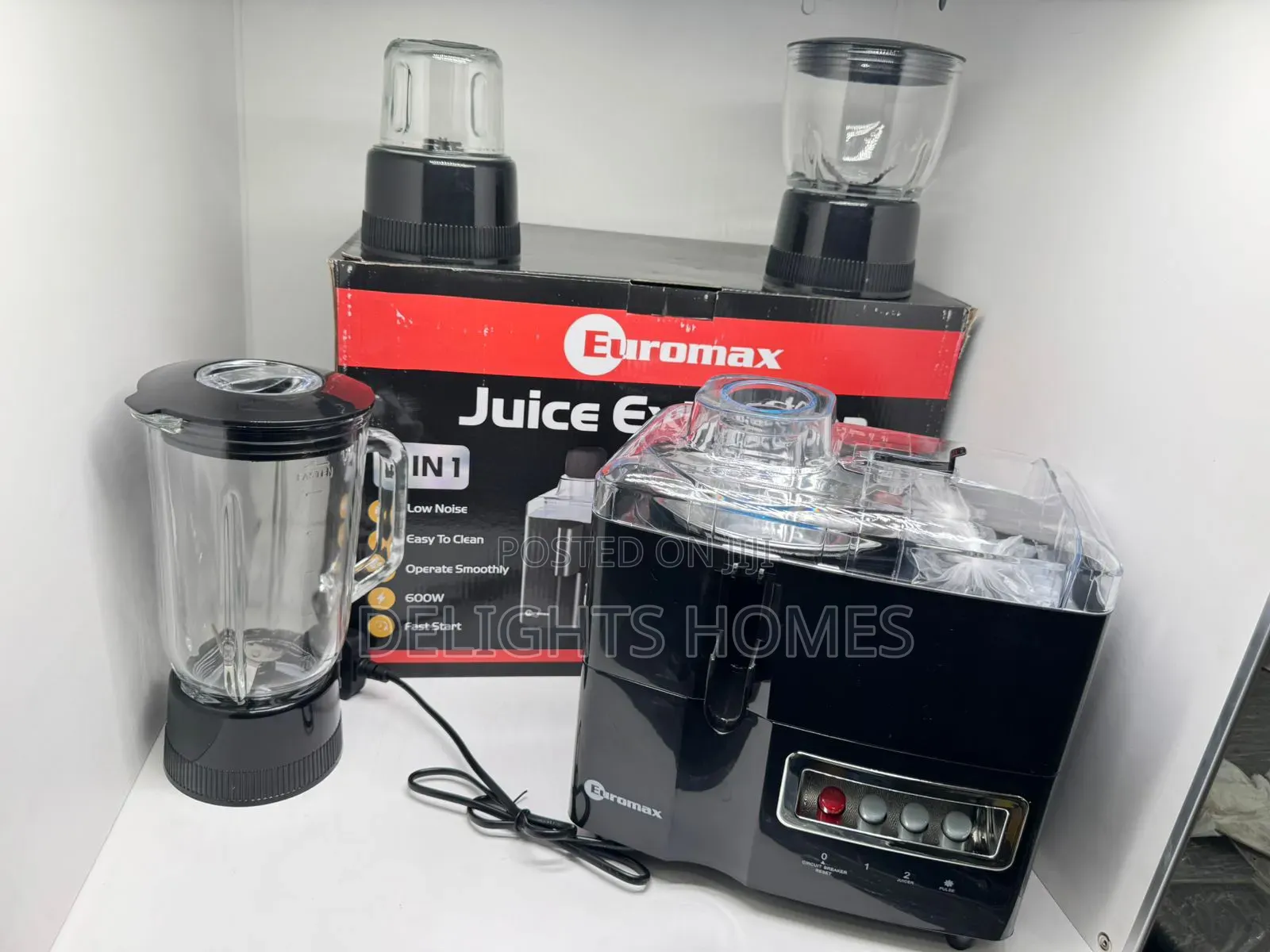 Euromax 4 in 1 Food Processor-Hl