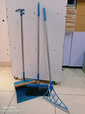 3 in 1 Rotating Long Broom Scoop Dustpan Set(Go)