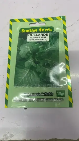 Simlaw Seeds for Collards "Sukuma Wiki (Simlaw Select)" Variety -10gm