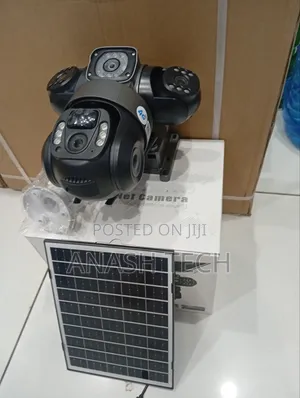 Userble Solar V380 Outdoor Tripple Lens Weather Proof CCTV Camera