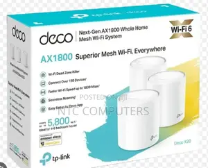 Tp-Link Deco X20 Ax1800 Whole Home Mesh Wifi 6 System (3 Pack)
