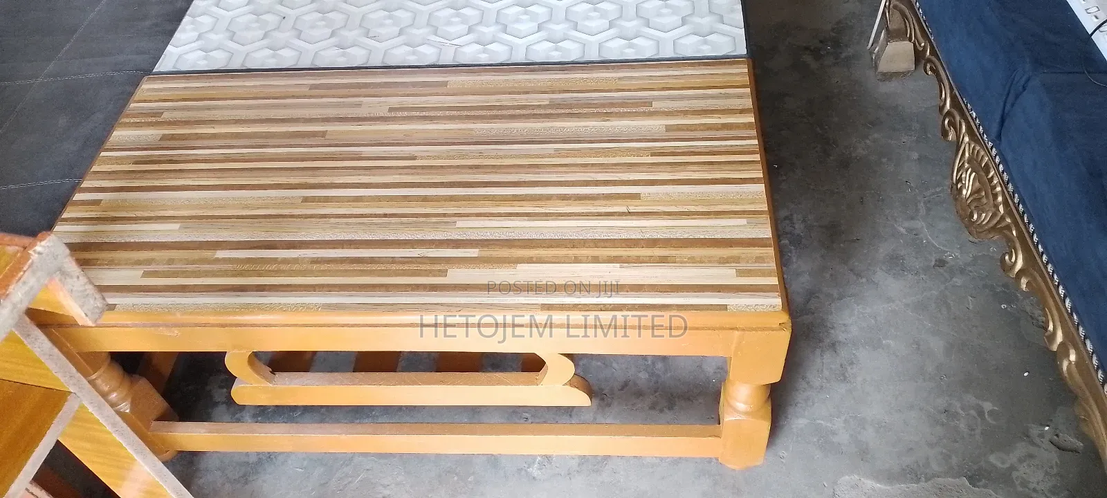 Premium Solid Wooden Coffee Table – Big, Bold Stylish