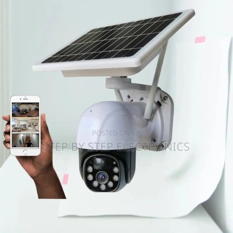Ai Humanoid Detection 4g PTZ Rotating Solar Security Camera