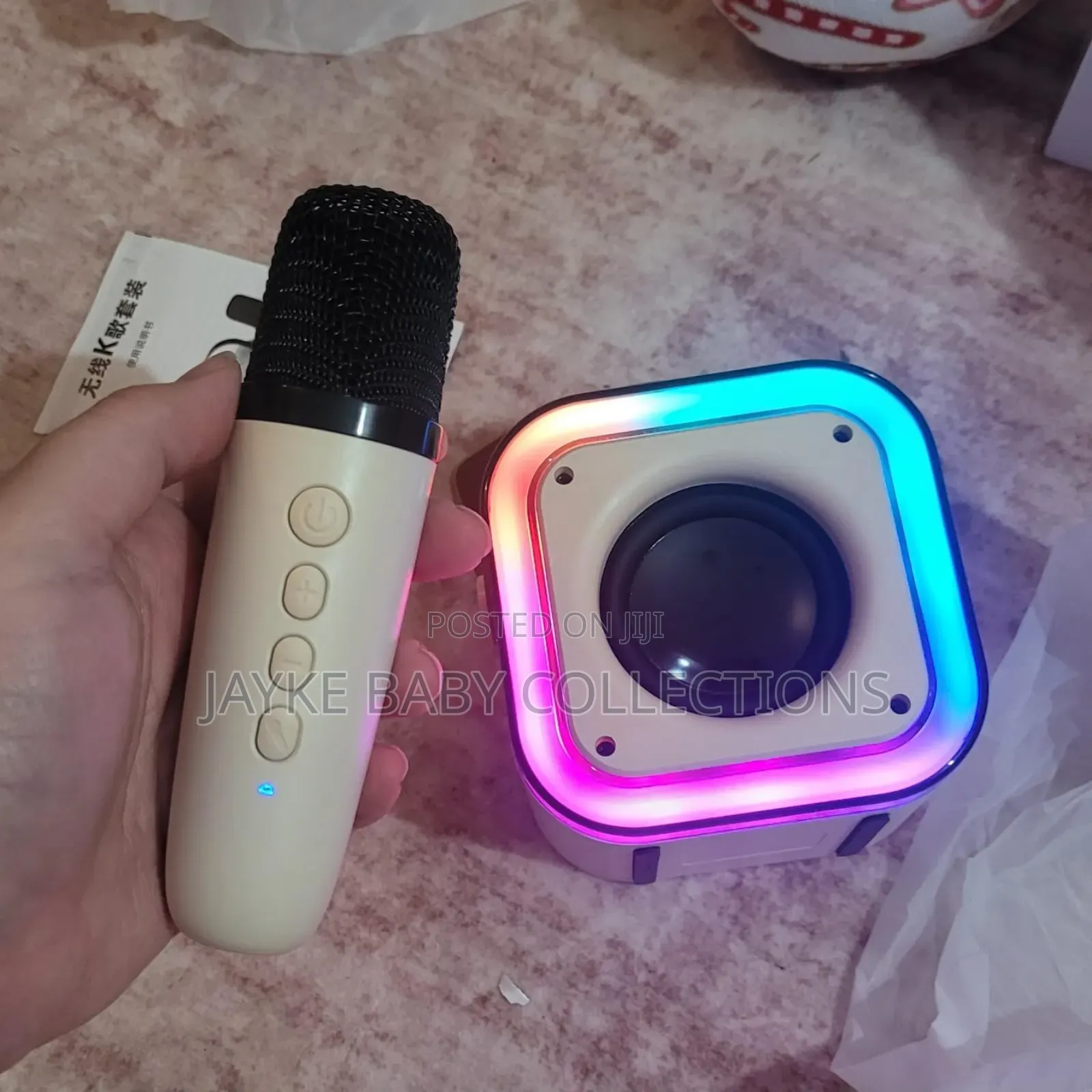 Kids Mini Karaoke Machine With Wireless Microphone