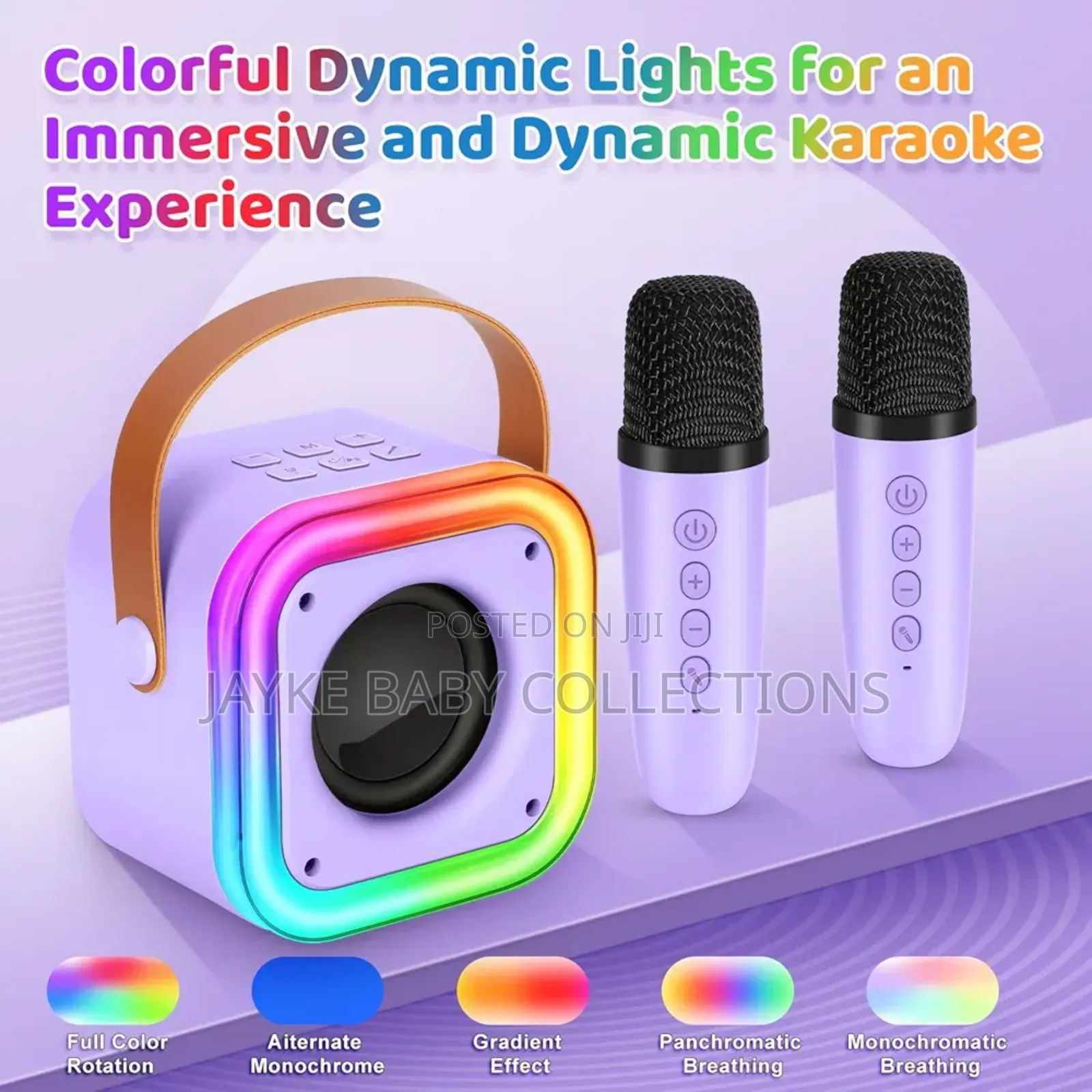 Kids Mini Karaoke Machine With Wireless Microphone