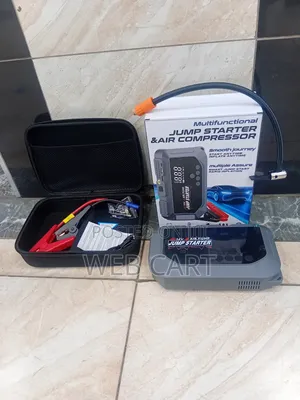 High Power Digital Jump Starter With Built-in Digital Air Compressor