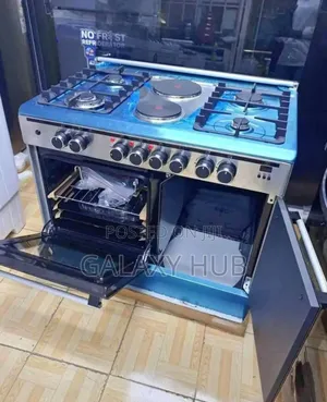 60*90 Haier 4+2 Standing Cooker With Gas Compartment