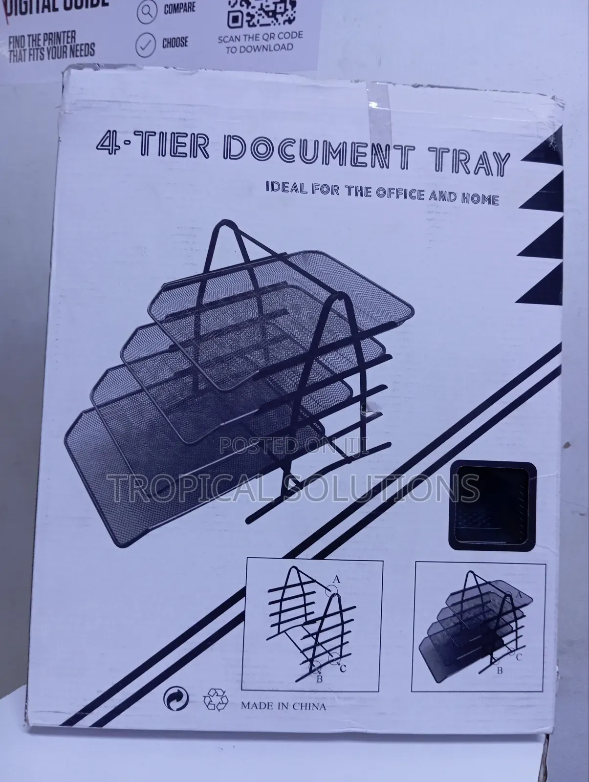 4 Tier Document Tray Available