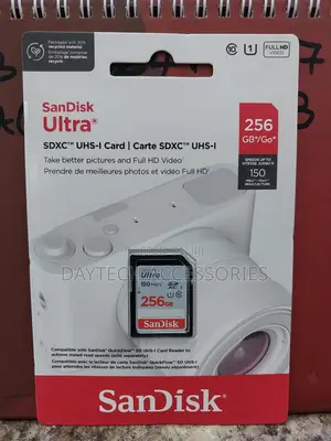 Sandisk Ultra SDHC Card and SDXC Card Up to 150mb/S - 256gb