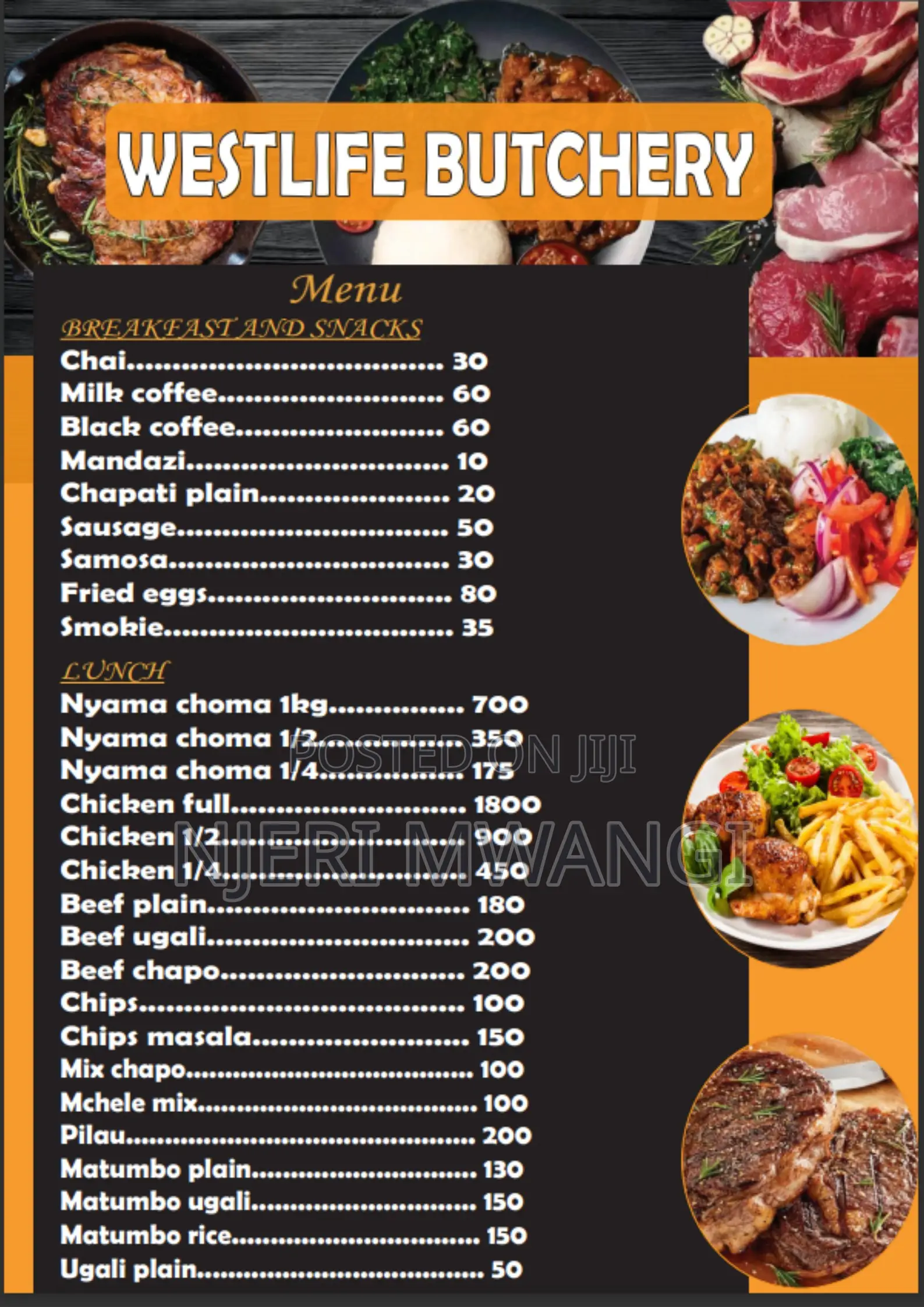 Menu Design