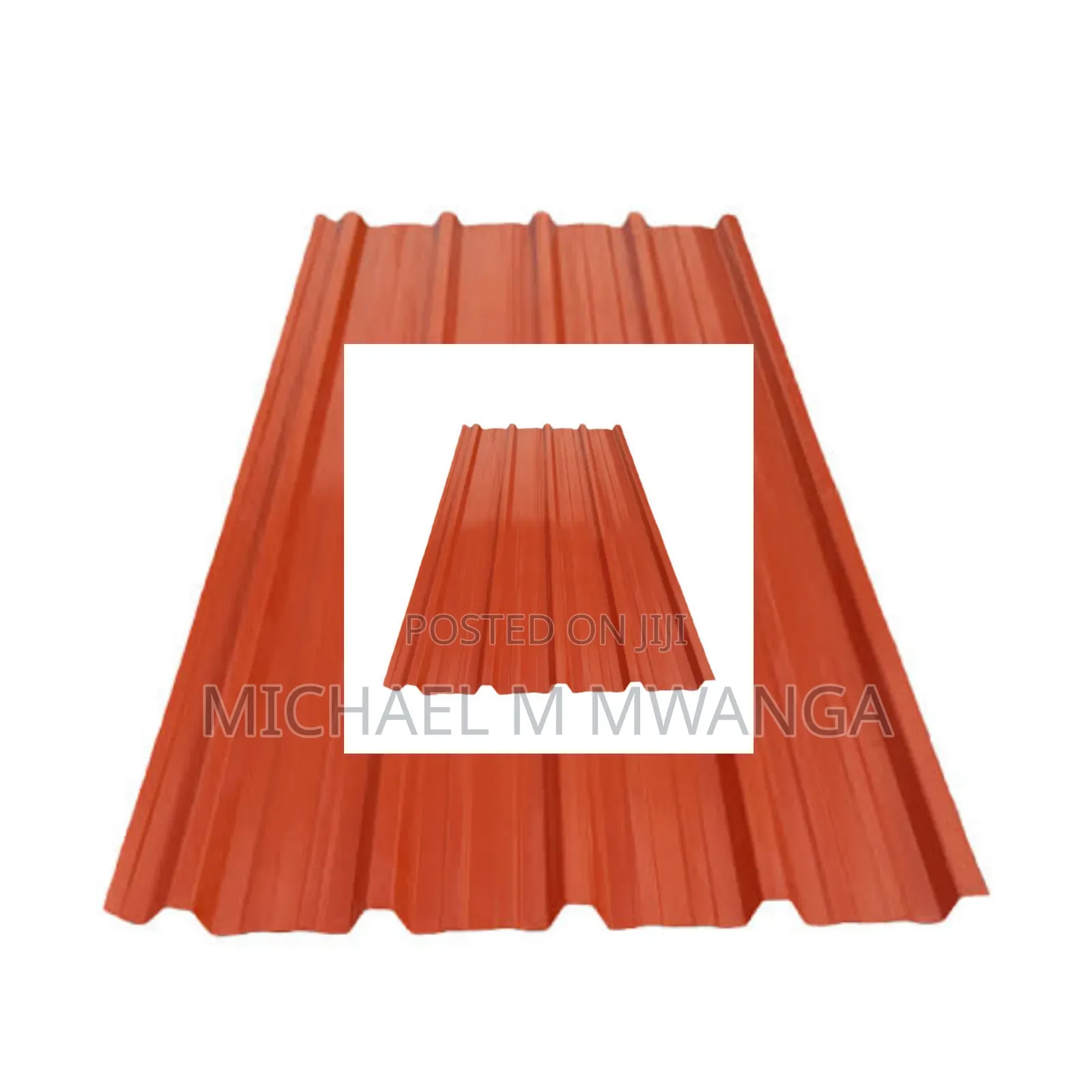 Box Profile Roofing Sheets (Red)