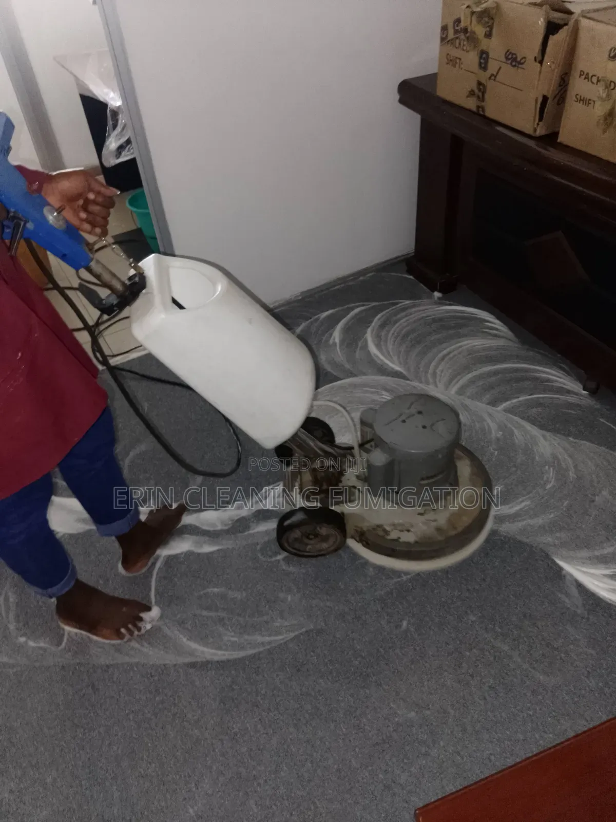 Office Wall to Wall Scrubbing and Cleaning