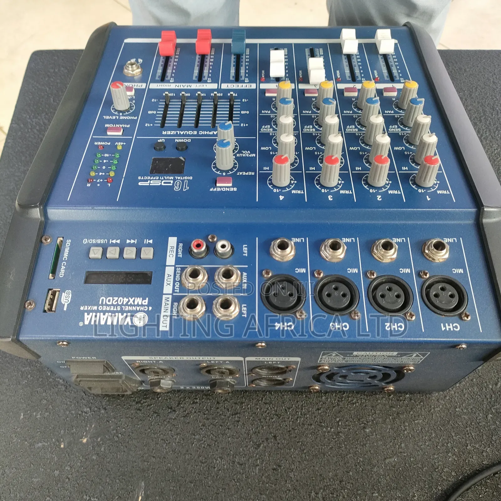 Dynamic 4 Channels Yamaha Proffesional Usb/Bluetooth Powered Mixer