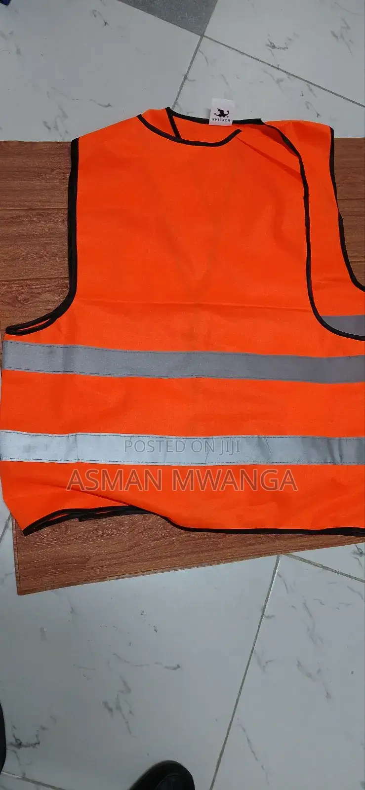 Reflective Jacket Orange Xl Heavy Duty