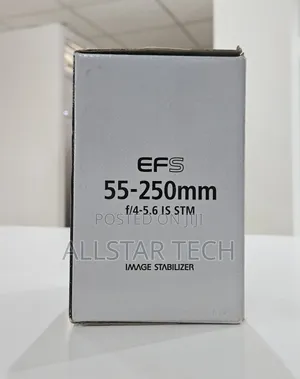 Canon Ef-S 55-250mm F/4-5.6 Is STM Lens Boxed