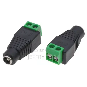 Dc Power Adapter 2.5x5.5mm Female Terminal Block 2 Pin