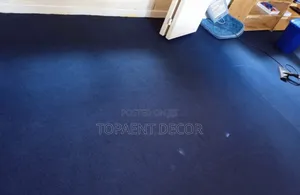 Blue 4mm Master Bedroom Wall to Wall Delta Carpets