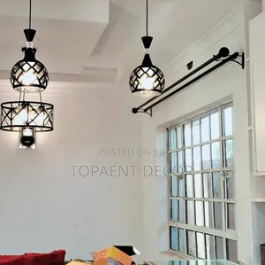 Black Fully Installed Powder Coated Window Curtain Rods
