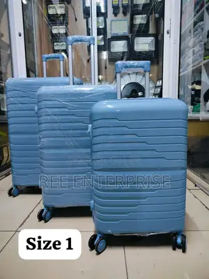 Size 2 Unbreakable Rubber Suitcase Pp 4-in-1 Suitcase Set