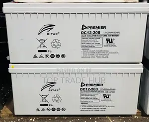 Ritar Premier Valve Regulated Sealed Lead Acid Solar Battery 12v 200ah
