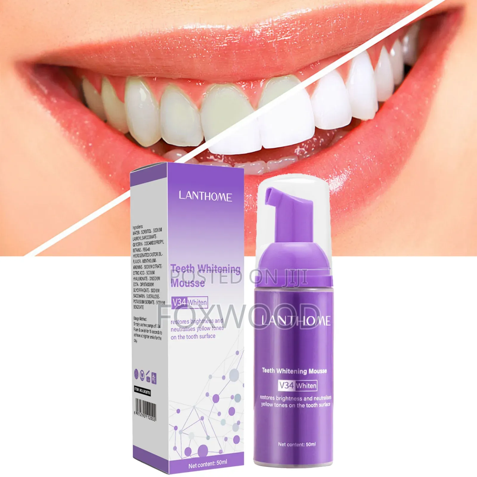 V34 Teeth Whitening Mousse
