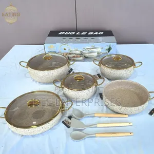 9pcs Granite Cookware Set