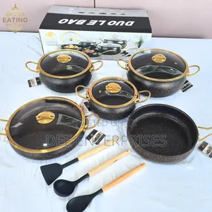 9pcs Granite Cookware Set