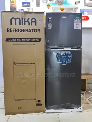 Mika 138 Liters Fridge Double Door Top Mount Freezer