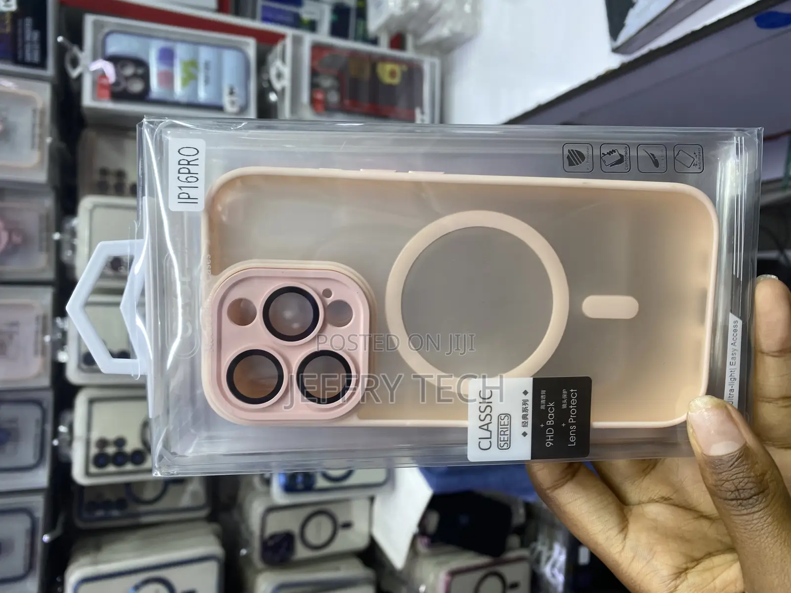 Shwert Translucent Magnetic Matte Phone Case for iPhone 16 Pro